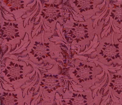 Foil Roll Poly Embossed Cranberry