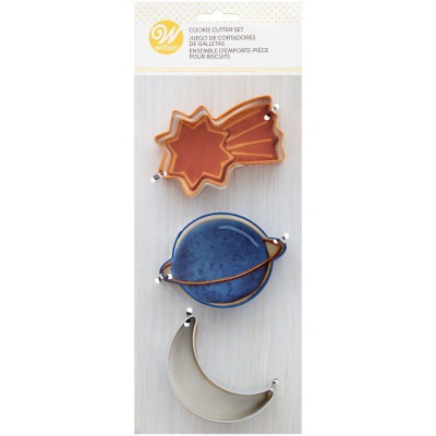3-PC Galaxy Cookie Cutter Set
