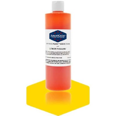 Yellow Lemon Gel Paste 13.5oz