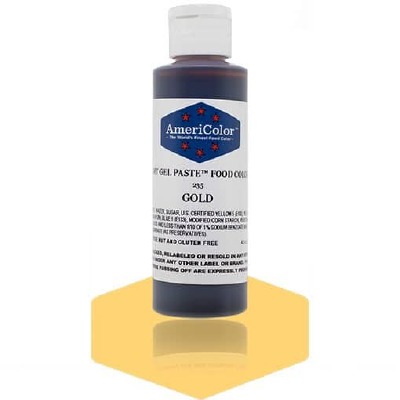 Gold Gel Paste 4.5oz