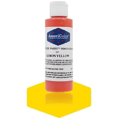 Yellow Lemon Gel Paste 4.5oz