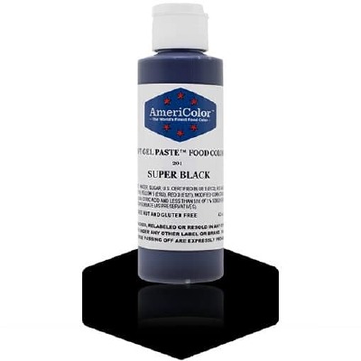 Soft Gel Paste 4.5 OZ Super Black Food Color