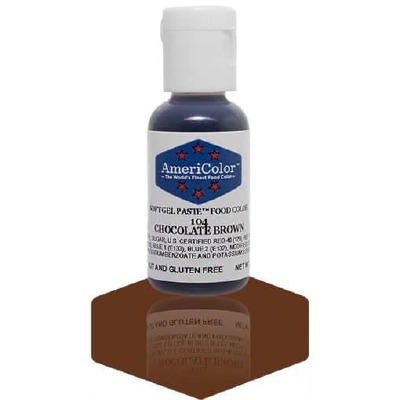Soft Gel Paste .75 OZ Chocolate Brown Food Color