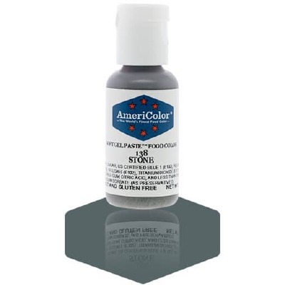 Soft Gel Paste .75 OZ Stone Gray Food Color