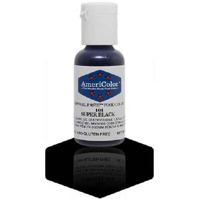 Soft Gel Paste .75 OZ Super Black Food Color