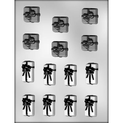 Gift w/bows 2sizes Mold (14)