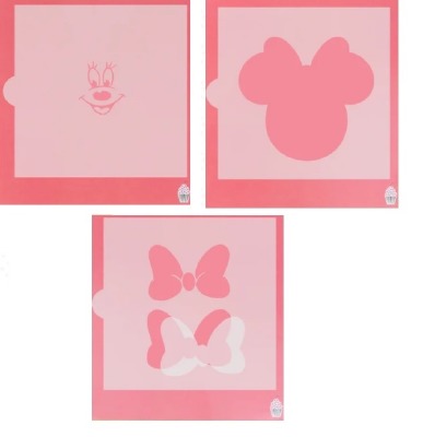 Girl Mouse Cookie Stencil