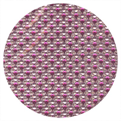 Cake Ribbon Dots Pink & Silver
