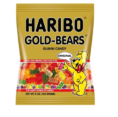 Gold Bears Gummi Candy 5 OZ