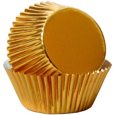 Gold Foil Baking Cups 24 CT