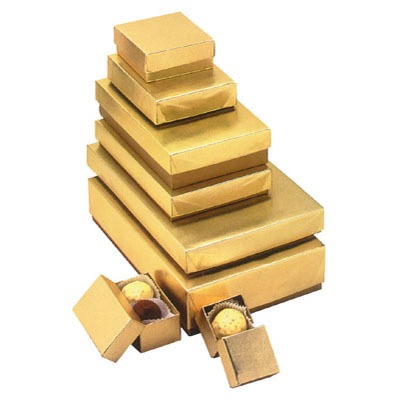 Gold Foil Wrapped Box 2-PC