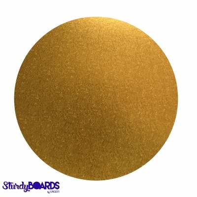 Gold Sturdy Board Round 6"