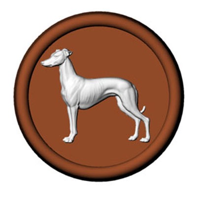Greyhound on 2.5' Round (5)