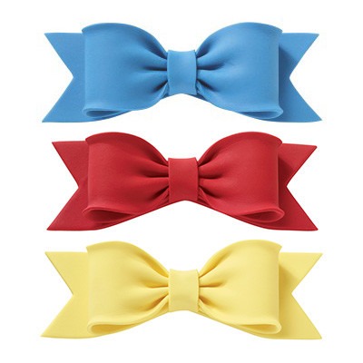 Gum Paste Bow Cake Topper Yellow