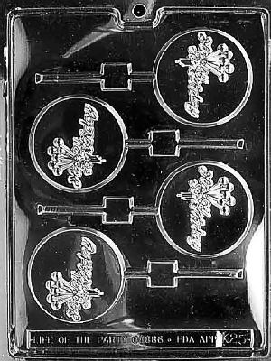 Happy Birthday Lolly Mold