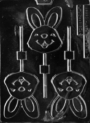 Happy Bunny Lolly Mold