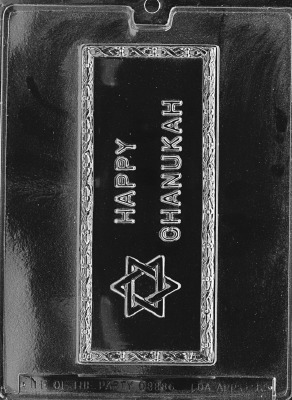 Happy Chanukah Card Mold