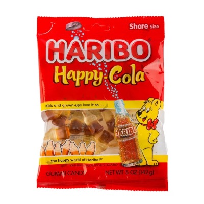 Happy Cola Gummi Candy 5 OZ