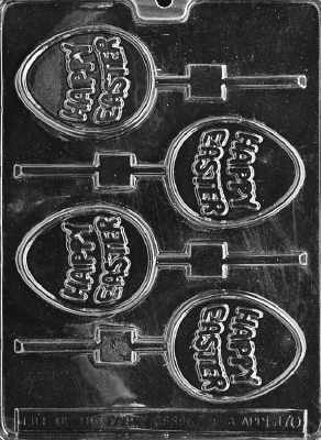 Happy Easter Egg Lolly Mold