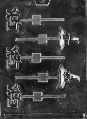 Hat & Eek Lolly Mold