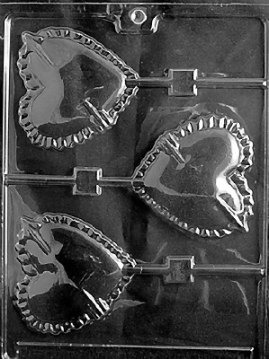 Heart w/Arrow Lolly Mold