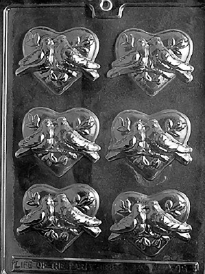 Hearts w/ Doves Mold