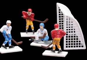 Hockey Player & Goal