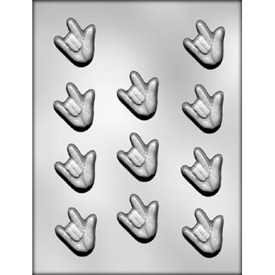 I Love You Sign Language (11) Candy Mold