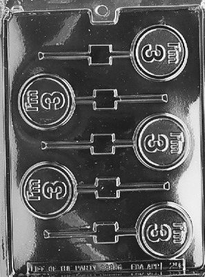 I'm 3 Lolly Mold
