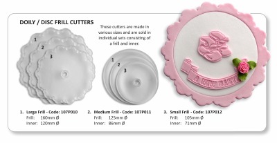 JEM Doily Disc Frill Set Medium