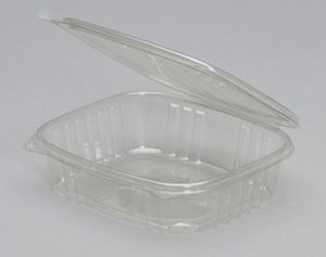 24 OZ Clear Hinged Container - Cake Art