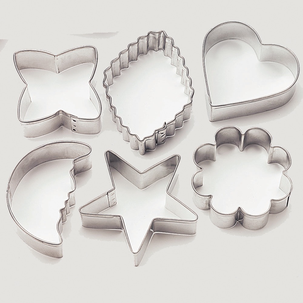 Basic 6pc Cookie Cutter Set Cake Art
