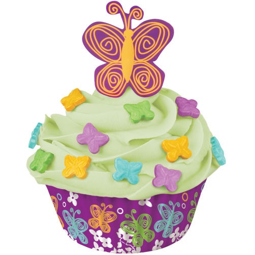 Cupcakes and Butterflies Kit