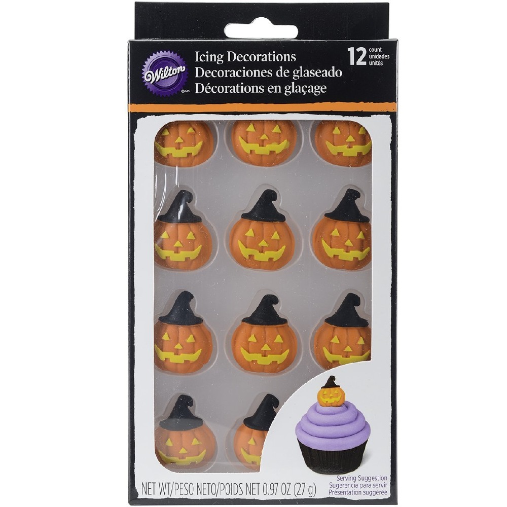 Royal Icing Pumpkin Witch Hat