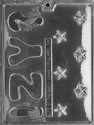 Letters - Y, Z Stars Mold