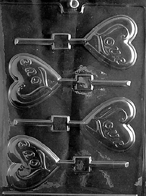 Love Heart Lolly Mold