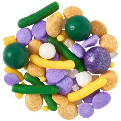 Mardi Gras Fusion Mix Sprinkles