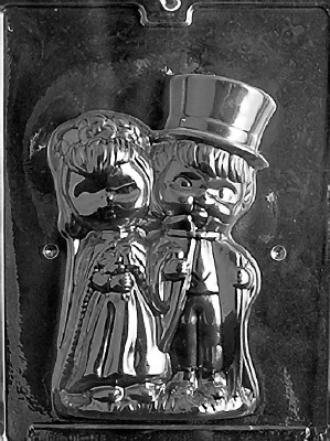 Med. Lg. Bride & Groom -Front