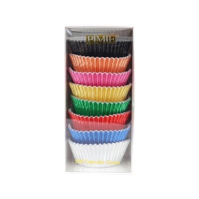 Metallic Foil Lined Baking Cups 100 Count