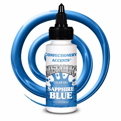 Metallic Gel 2 OZ Sapphire Blu
