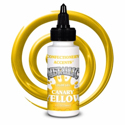 Metallic Gel 2 OZ Yellow