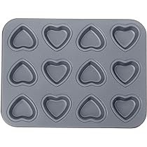 Mini Heart Shaped Pan 12 CT
