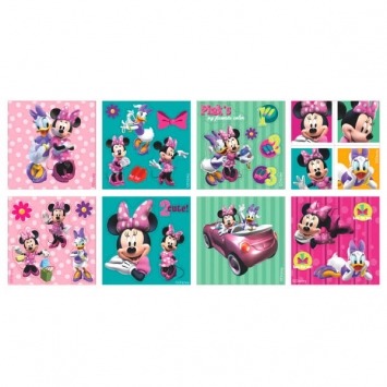Amscan Minnie Mouse Square Stickers
