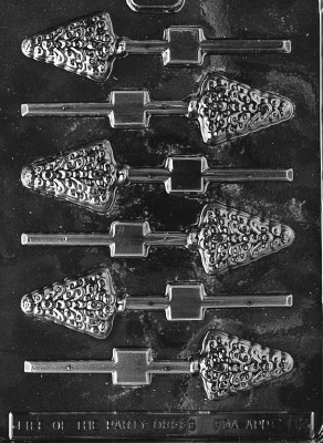 Mold Small Tree Lolly 6cav