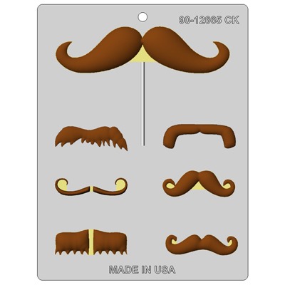 Mustache Hard Candy Mold