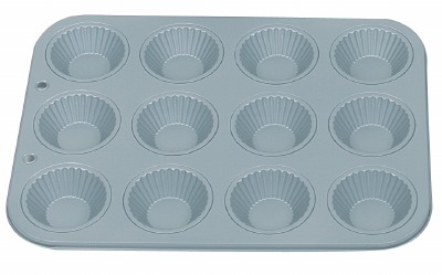 NonStick Ribbed Tart Cup 12 CT