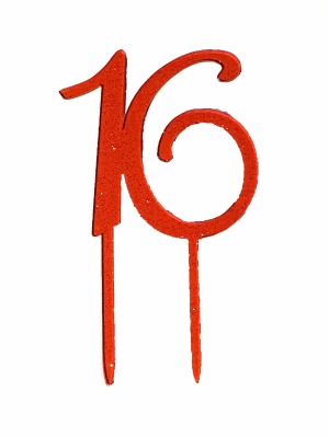 Number 16 Acrylic Red G CT