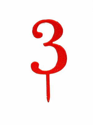 Number 3 Acrylic Red G CT