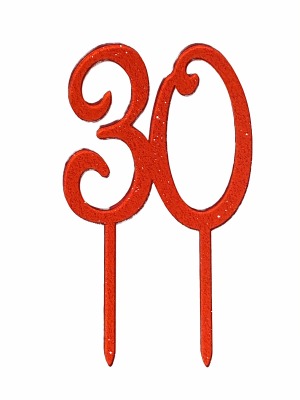 Number 30 Acrylic Red G CT