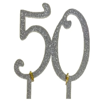Silver Glitter #50 Cake Pic